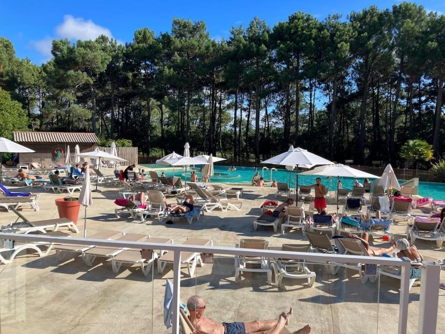 לאקאנו Appart' Dans Les Pins, Ocean, Lac, Piscine מראה חיצוני תמונה